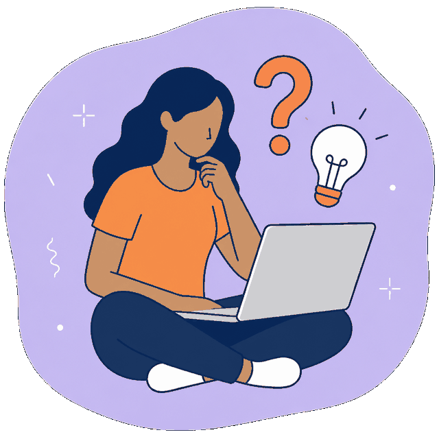 Person finding clear answers to common comparison questions